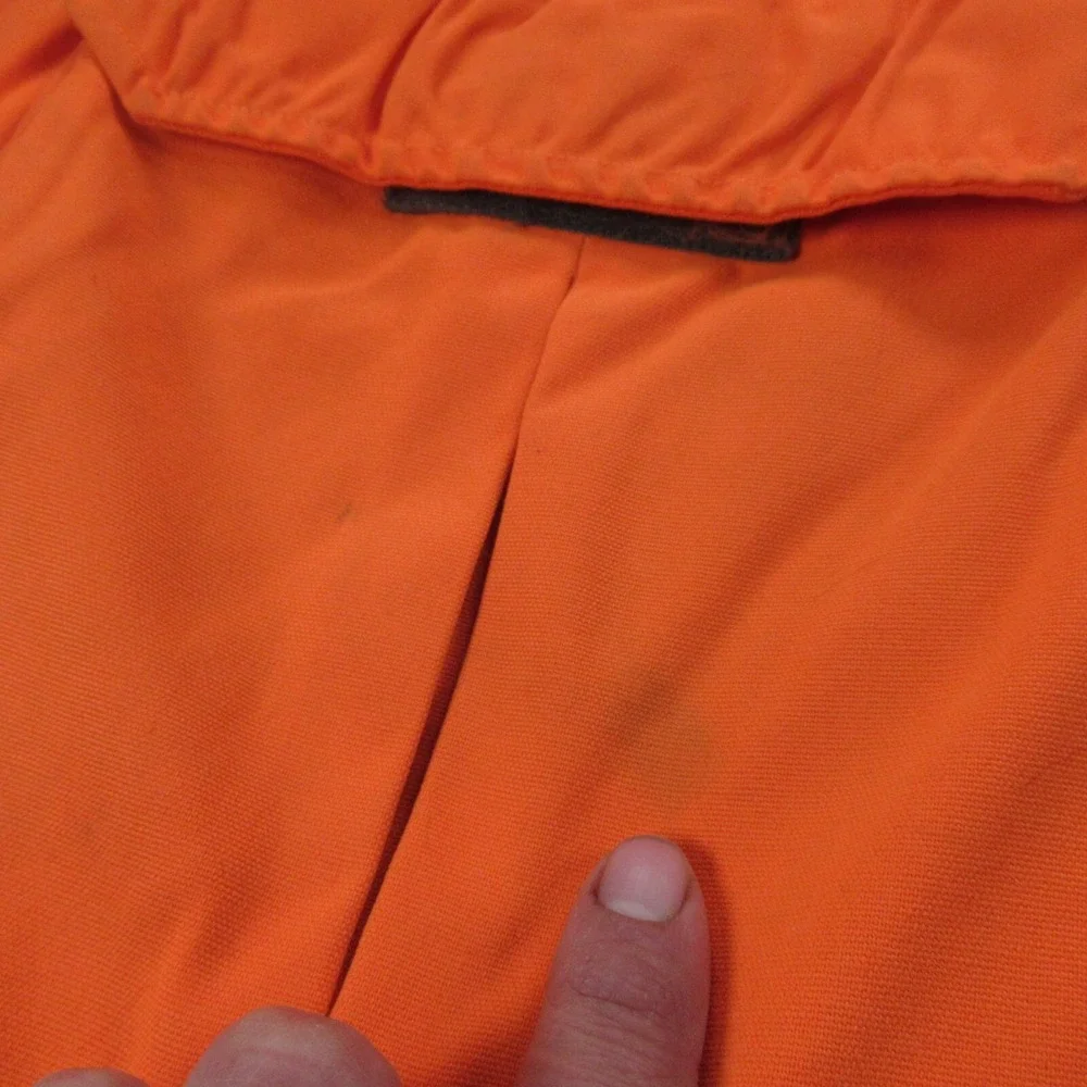 Cabelas Jacket Mens Large Orange Waterproof Insulated Hunting Outdoor VTG 90s